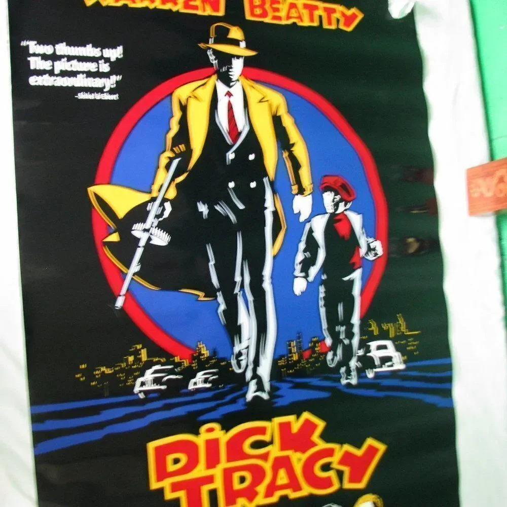 Vintage Dick Tracy Movie Poster Original RARE